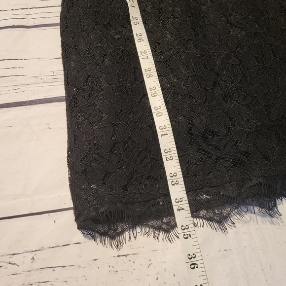 Aritzia Babaton Black Lace Dress Size 6 - Picture 11 of 12